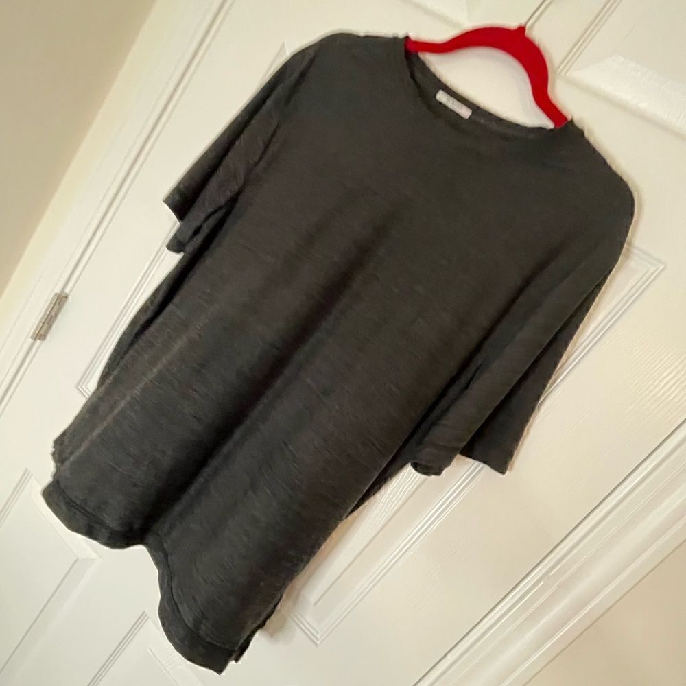 Rugby University Large black t shirt slim fit